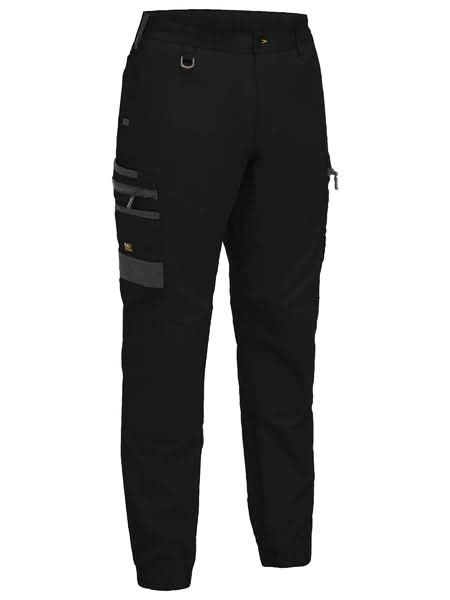 Bisley Flx & Move™ Elastic Waist Cargo Cuffed Pants (BPC6237) - Trade Wear