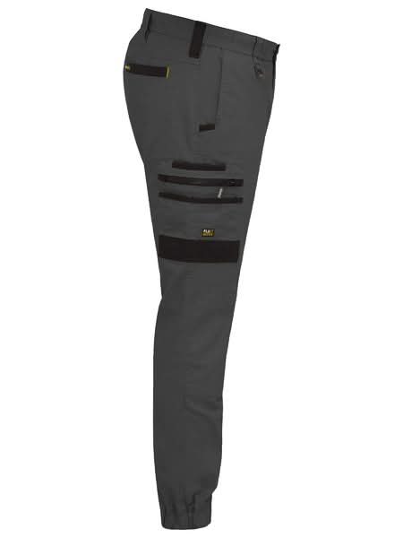 Bisley Flx & Move™ Elastic Waist Cargo Cuffed Pants (BPC6237) - Trade Wear