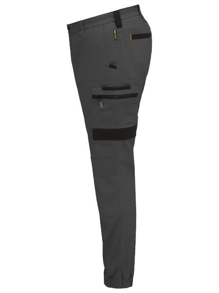 Bisley Flx & Move™ Elastic Waist Cargo Cuffed Pants (BPC6237) - Trade Wear
