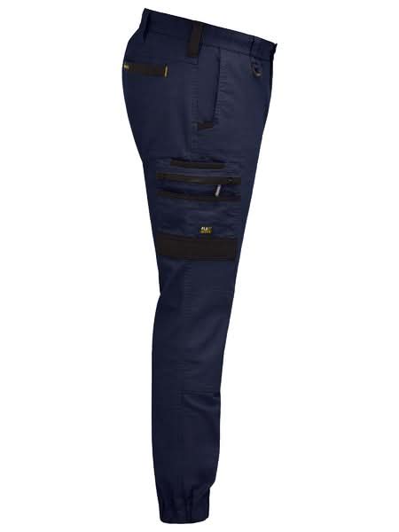 Bisley Flx & Move™ Elastic Waist Cargo Cuffed Pants (BPC6237) - Trade Wear