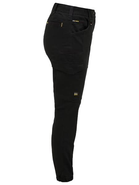 Bisley Womens Flx & Move™ Elastic Waist Cargo Cuffed Pants (BPCL6237) - Trade Wear