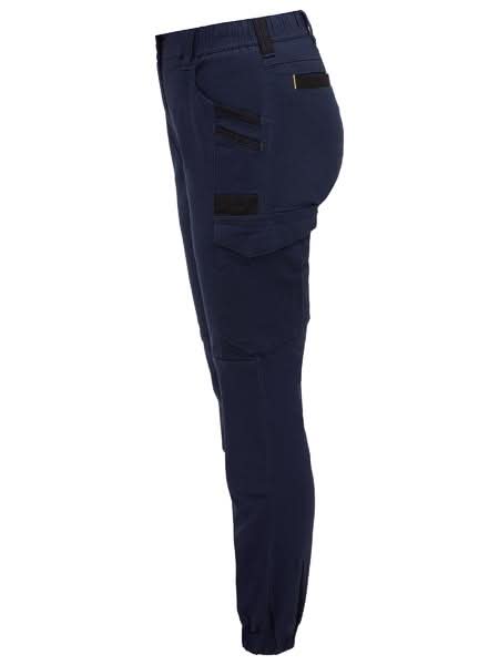 Bisley Womens Flx & Move™ Elastic Waist Cargo Cuffed Pants (BPCL6237) - Trade Wear