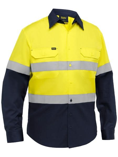 Bisley Industrial Taped Hi Vis Cool Lighweight Vented Shirt (BS6390T) - Trade Wear