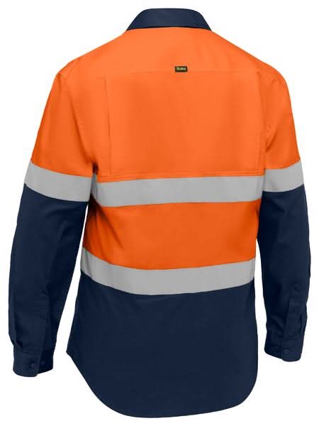 Bisley Industrial Taped Hi Vis Cool Lighweight Vented Shirt (BS6390T) - Trade Wear