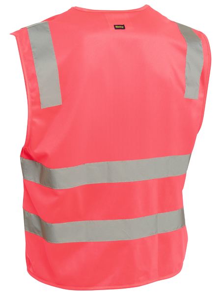 Bisley Taped Hi Vis Safety Zip Vest (BV0341T)