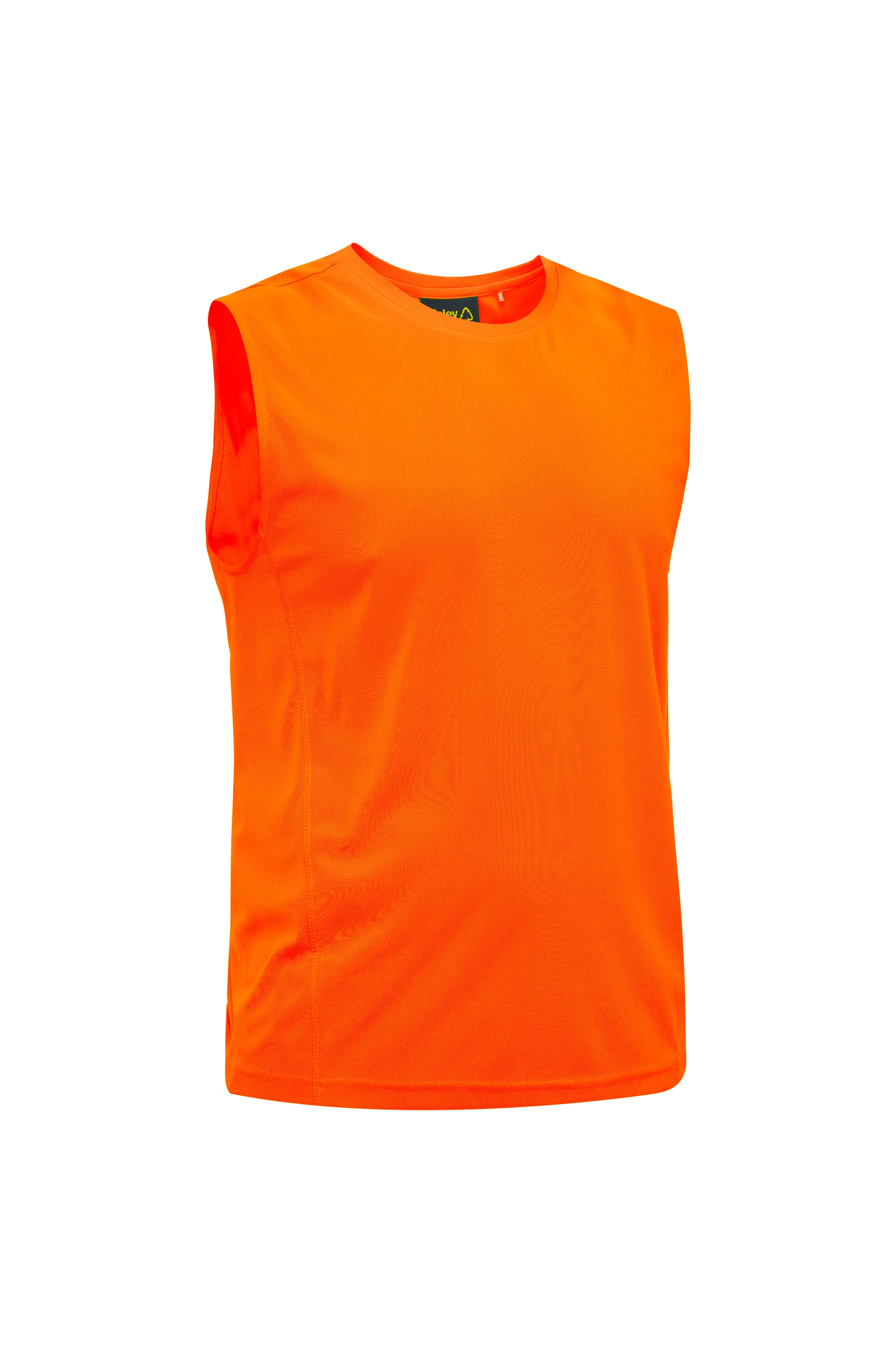 Bisley Recycled Hi Vis Muscle Tank (BK0440) - Trade Wear