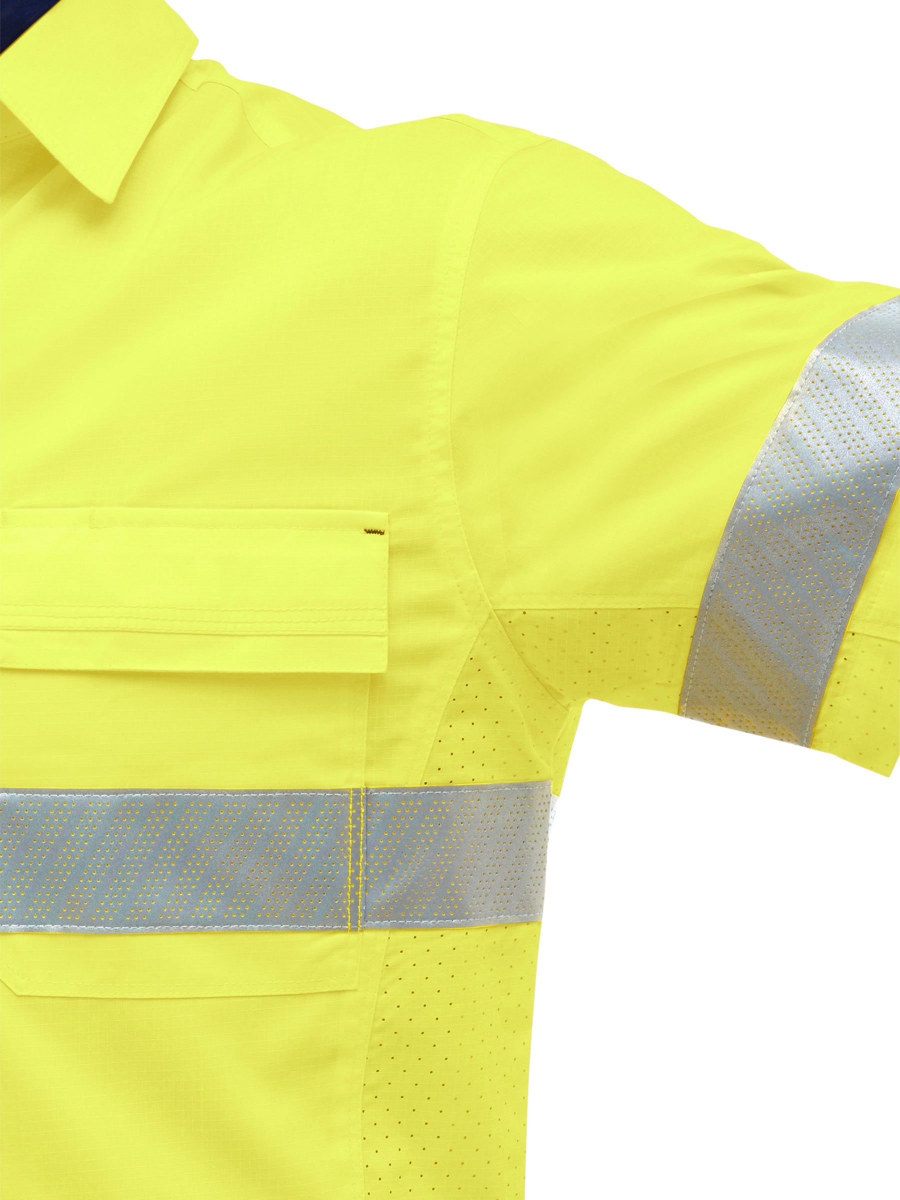 Bisley X Airflow™ Hi Vis Taped Stretch Ripstop Shirt (BS1491T)