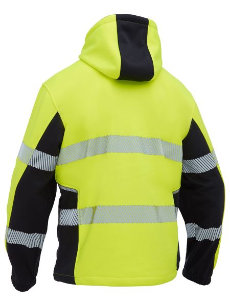 Bisley Flex & Move™ Hi Vis Taped Liquid Repellent Fleece Hoodie (BK6571T)