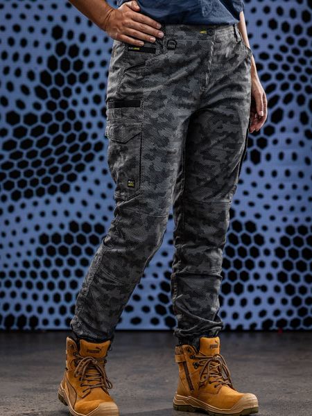 Bisley Women's Flex & Move™ Stretch Camo Cargo Pants (BPCL6337)