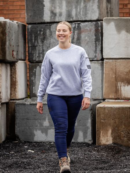 Bisley Women's Fleece Crew Neck Jumper (BKL6723)