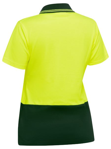 Bisley Womens Hi Vis V-Neck Polo (BKL1234)