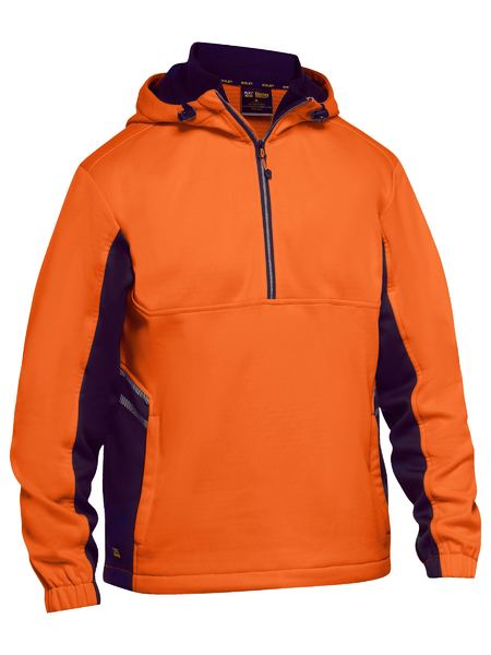 Bisley Hi Vis Water Repellent Fleece Hoodie (BK6571)