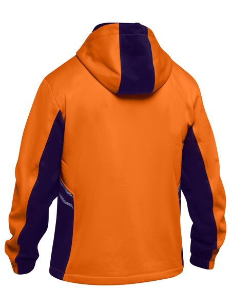 Bisley Hi Vis Water Repellent Fleece Hoodie (BK6571)