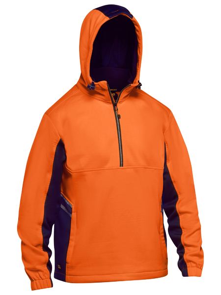 Bisley Hi Vis Water Repellent Fleece Hoodie (BK6571)