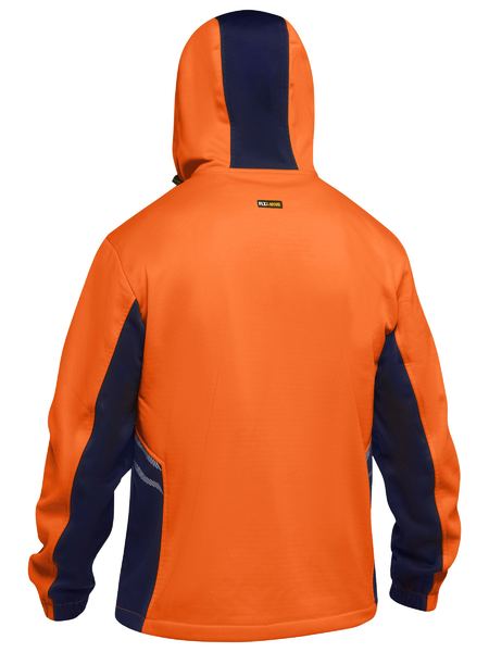 Bisley Hi Vis Water Repellent Fleece Hoodie (BK6571)