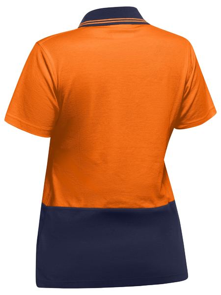 Bisley Womens Hi Vis V-Neck Polo (BKL1234)