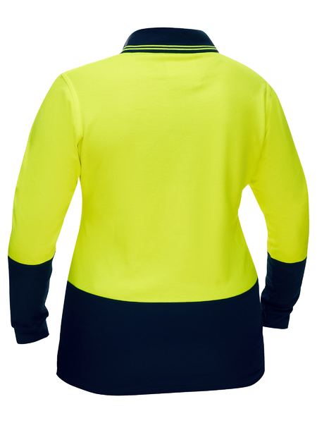 Bisley Womens Hi Vis V-Neck Polo (BKL6234)