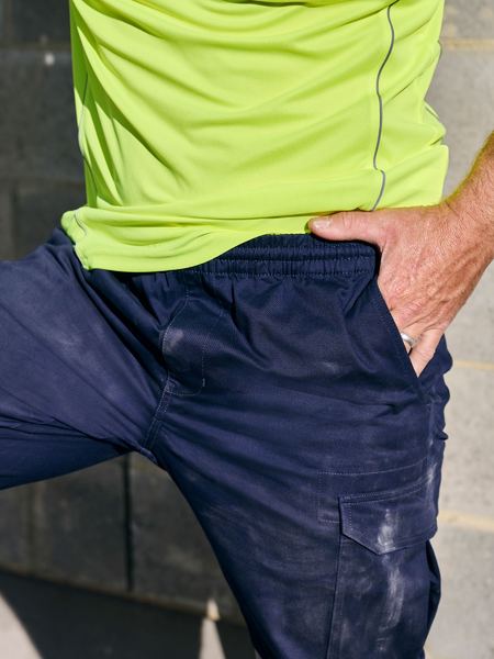 Bisley Taped Elastic Waist Cargo Work Pant (BPC6029T)