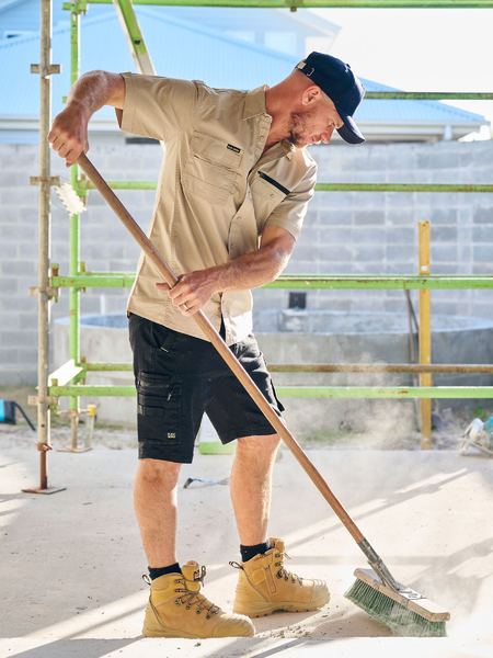 Bisley Flex & Move™ Stretch Denim Zip Cargo Shorts (BSHC1335)