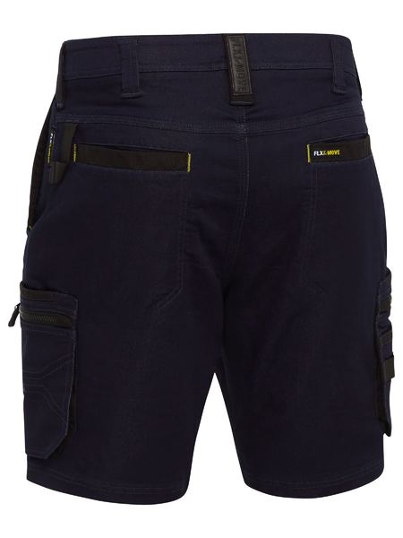 Bisley Flex & Move™ Stretch Denim Zip Cargo Shorts (BSHC1335)
