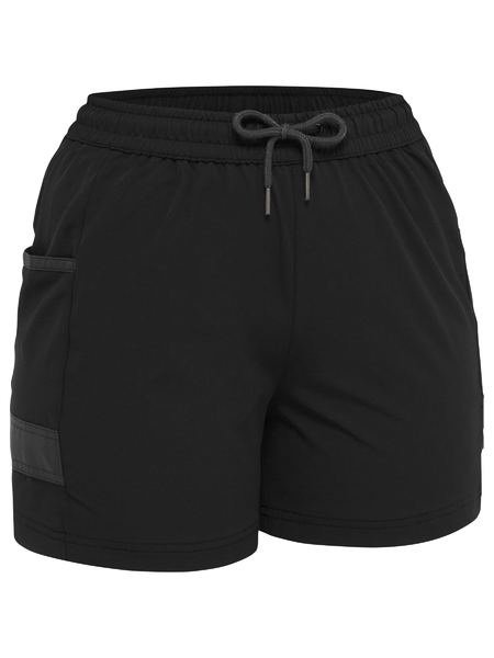 Bisley Womens Flex & Move™ 4-Way Stretching Elastic Waist Short (BSHL1331)