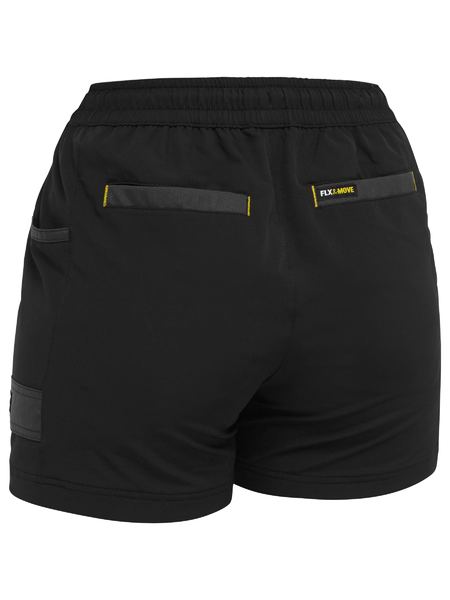 Bisley Womens Flex & Move™ 4-Way Stretching Elastic Waist Short (BSHL1331)