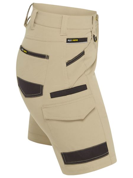 Bisley Womens Flex & Move™ 4-Way Stretch Zip Cargo Short (BSHL1332)