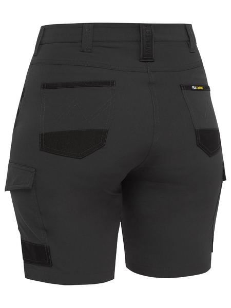 Bisley Womens Flex & Move™ 4-Way Stretch Zip Cargo Short (BSHL1332)