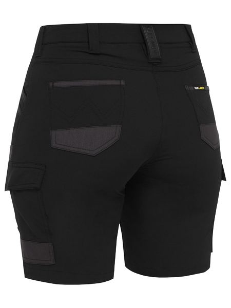 Bisley Womens Flex & Move™ 4-Way Stretch Zip Cargo Short (BSHL1332)