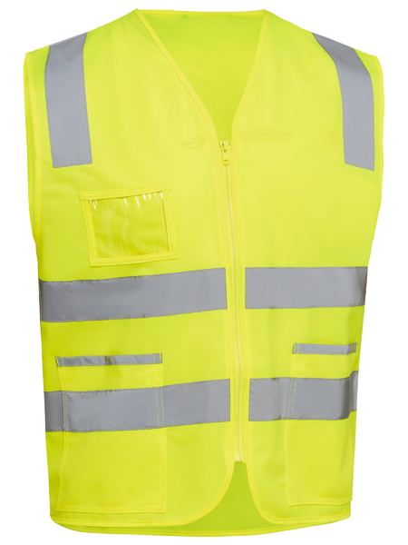 Bisley Taped Hi Vis Safety Zip Vest (BV0341T)