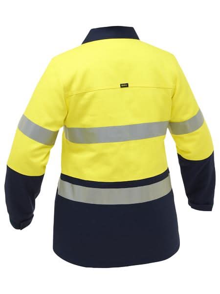 Bisley Womens Taped Hi Vis Drill Jacket (BKL6710T)