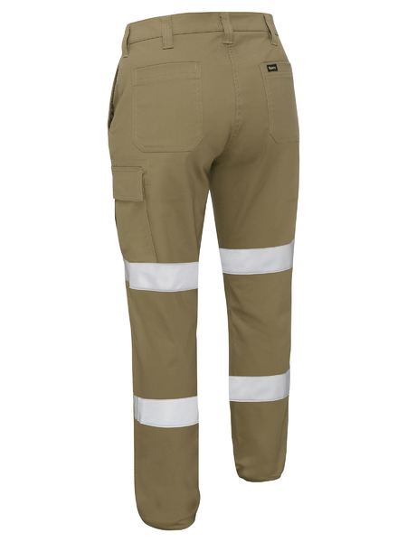 Bisley Womens Taped Stretch Cotton Drill Cargo Pants (BPLC6008T)