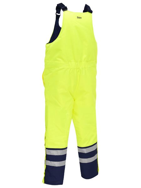 Bisley Taped Hi Vis Freezer Bib & Brace Coverall (BAB6452T) - Trade Wear
