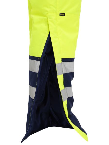 Bisley Taped Hi Vis Freezer Bib & Brace Coverall (BAB6452T) - Trade Wear