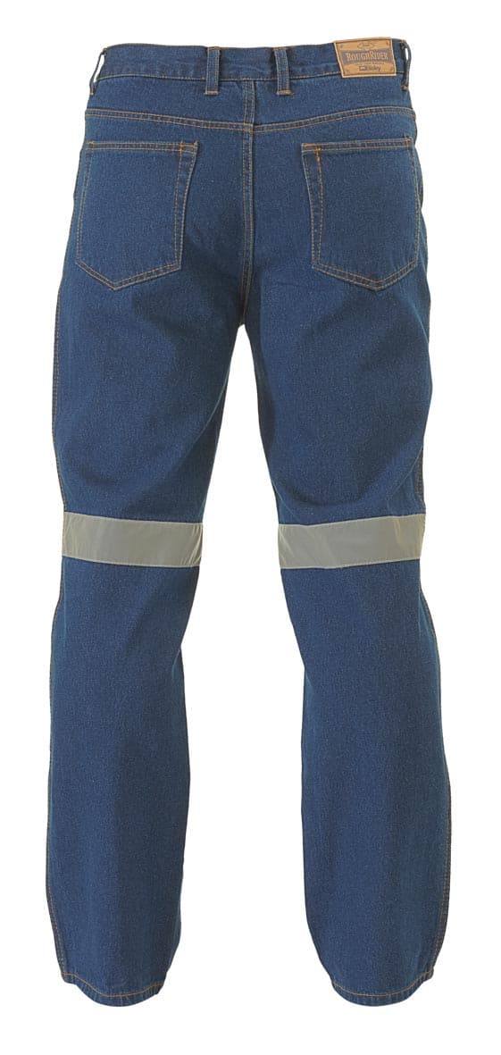 Bisley Rough Rider Jeans 3M Reflective Tape - Blue (BP6050T) - Trade Wear