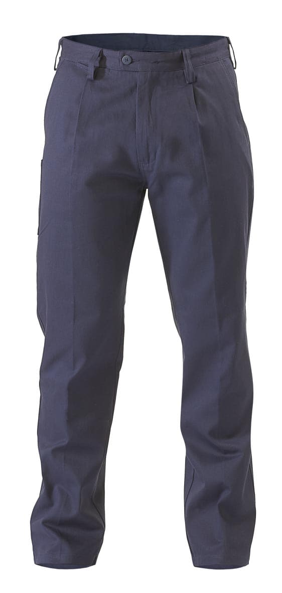Bisley Original Cotton Drill Work Pant - Navy (BP6007) - Trade Wear