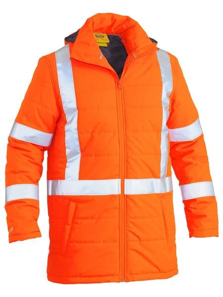 Bisley Bisley TTMC-W X Taped Hi Vis Puffer Jacket (BJ6379XT) - Trade Wear