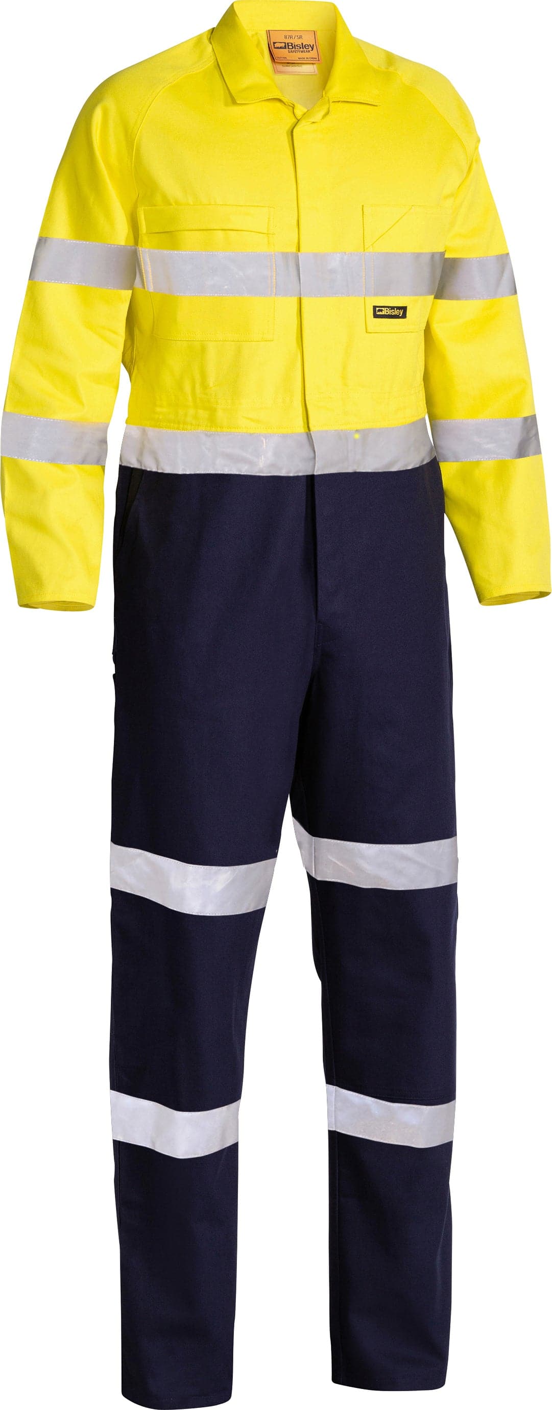 Bisley Taped Hi Vis Drill Coverall (BC6357T)