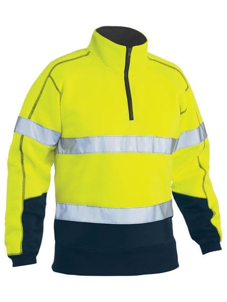 Bisley Bisley Taped Hi Vis Fleece Pullover (BK6989T) - Trade Wear