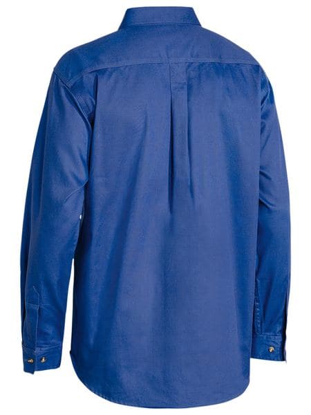 Bisley Bisley Closed Front Cotton Drill Shirt Long Sleeve (BSC6433) - Trade Wear