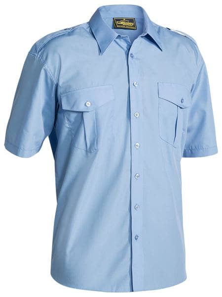 Bisley Bisley Epaulette Shirt Short Sleeve (B71526) - Trade Wear