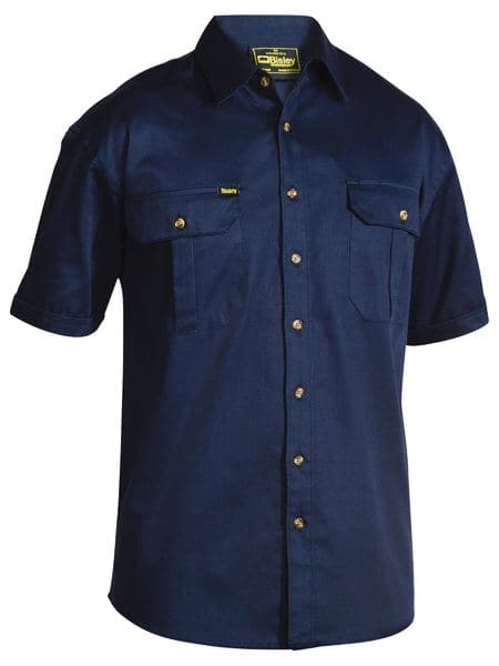 Bisley Bisley Original Cotton Drill Shirt Short Sleeve (BS1433) - Trade Wear