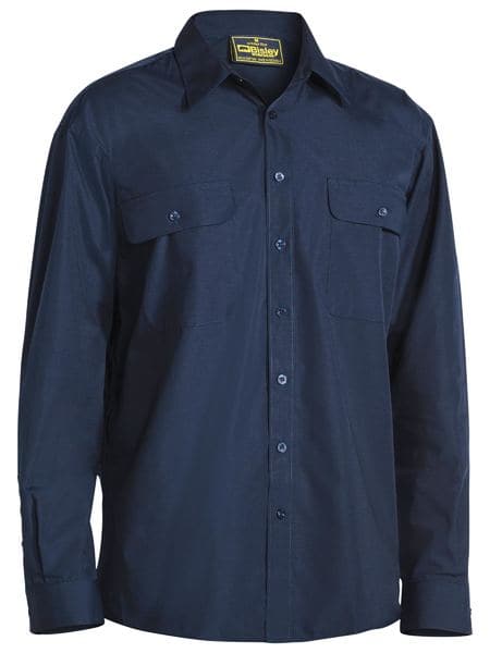 Bisley Bisley Permanent Press Shirt Long Sleeve (BS6526) - Trade Wear