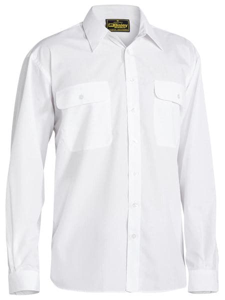 Bisley Bisley Permanent Press Shirt Long Sleeve (BS6526) - Trade Wear