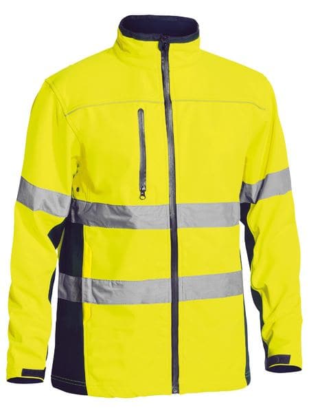 Bisley Bisley Soft Shell Jacket with 3M Reflective Tape (BJ6059T) - Trade Wear