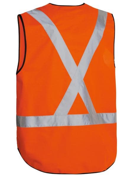 Bisley Bisley X Taped Hi Vis Vest (BT0347) - Trade Wear