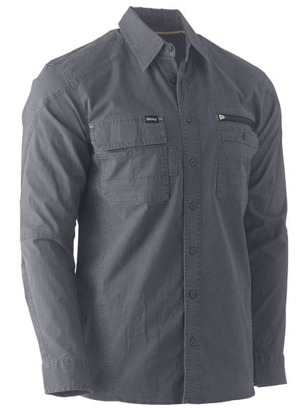 Bisley Bisley Flex & Move™ Utility Work Shirt - Long Sleeve (BS6144) - Trade Wear