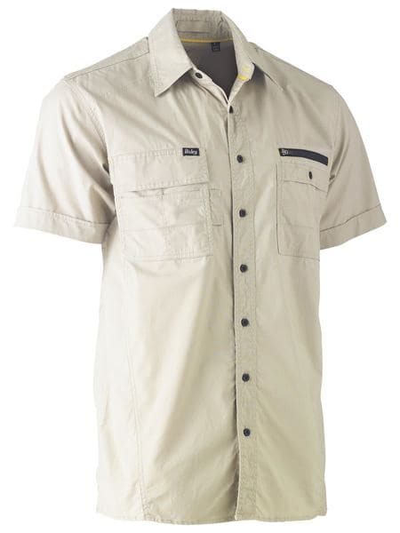 Bisley Bisley Flex & Move™ Utility Work Shirt - Short Sleeve (BS1144) - Trade Wear