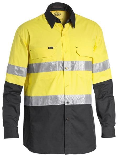 Bisley 3M Taped Hi Vis X Airflow™ Ripstop Shirt (BS6415T) - Trade Wear