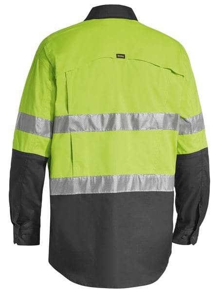 Bisley 3M Taped Hi Vis X Airflow™ Ripstop Shirt (BS6415T) - Trade Wear